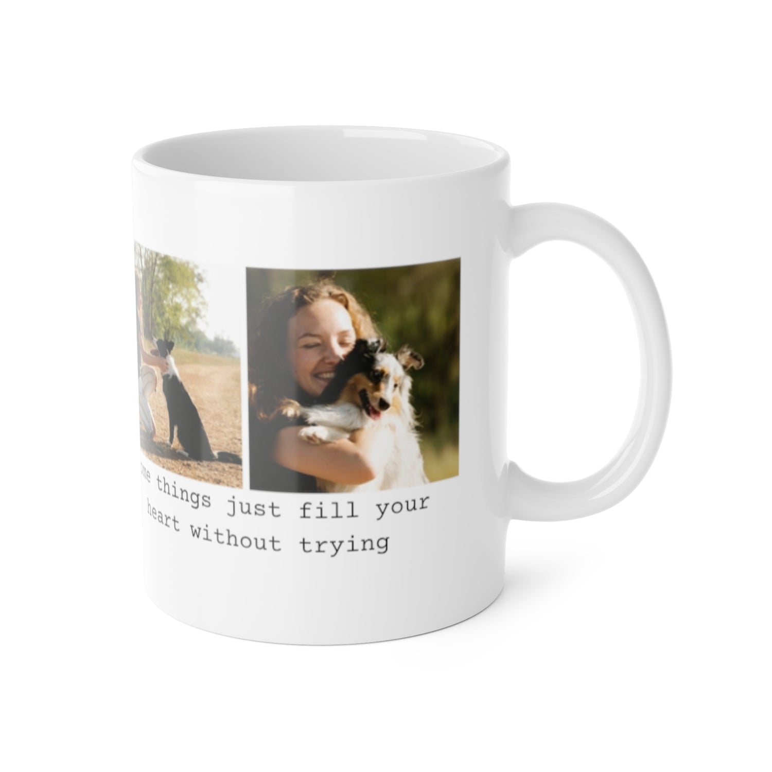 Heartfelt Dog Mom Mug, Dog Lover Gift, Inspirational Coffee Cup, Pet Owner Gift, Cute Dog Mug, Picture Mug, Unique Gift