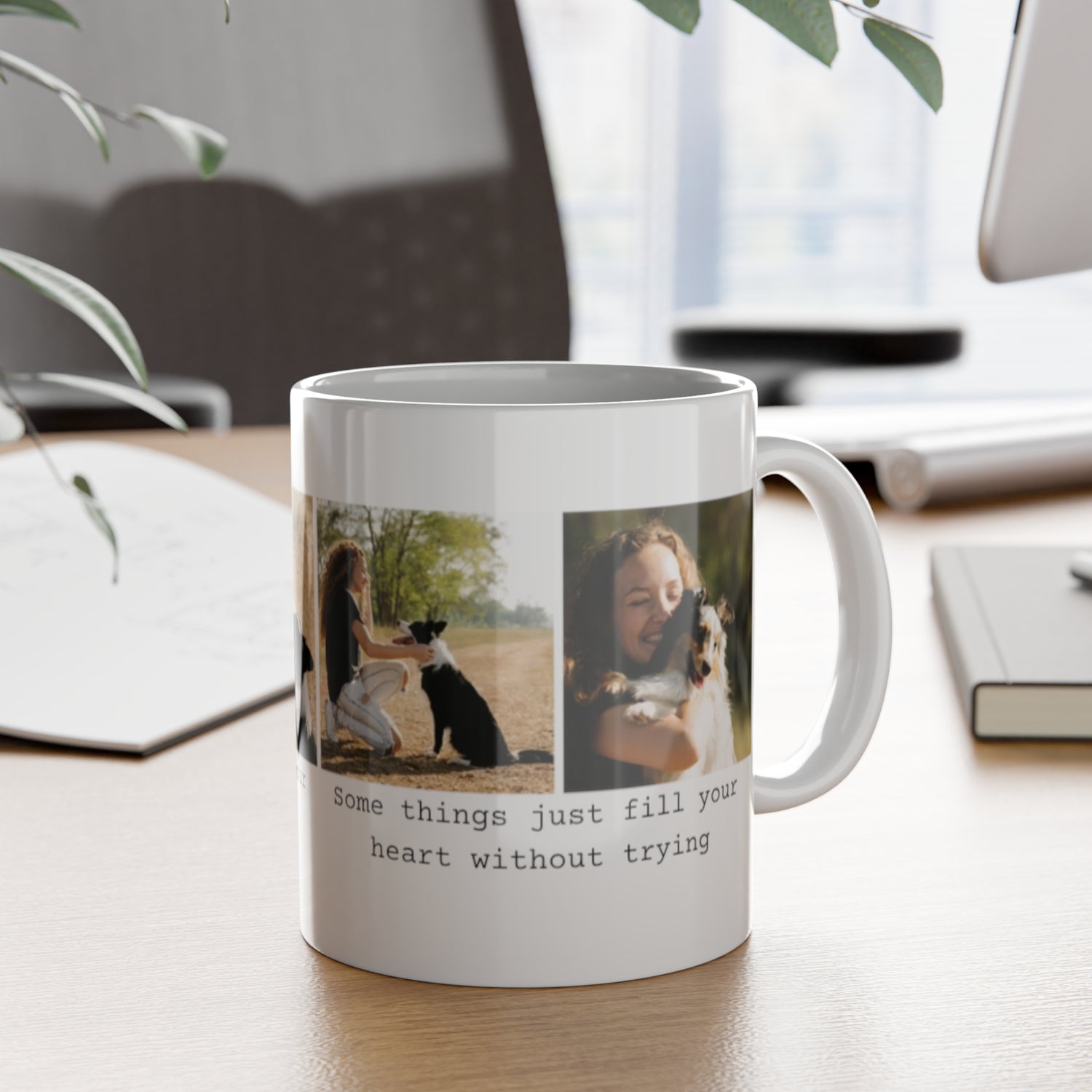 Heartfelt Dog Mom Mug, Dog Lover Gift, Inspirational Coffee Cup, Pet Owner Gift, Cute Dog Mug, Picture Mug, Unique Gift