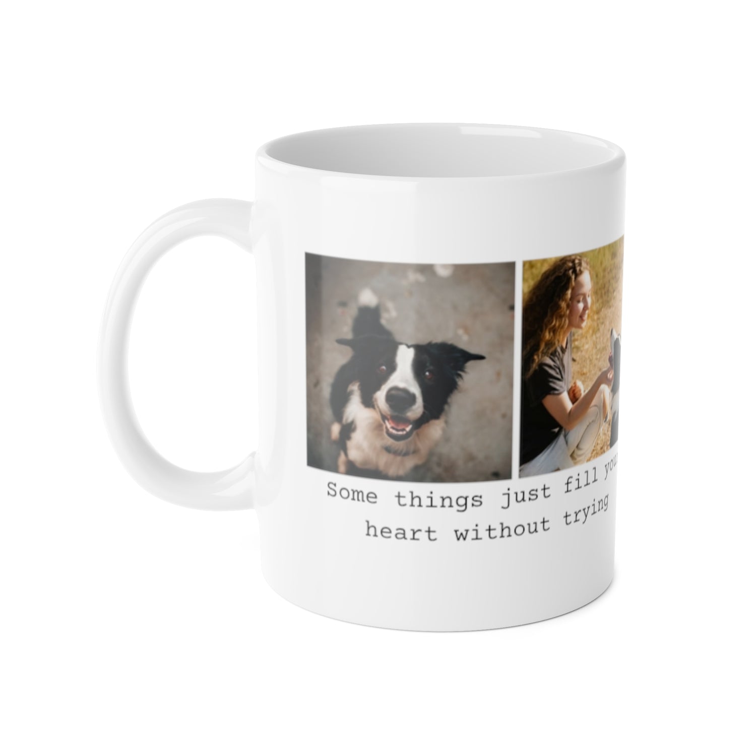 Heartfelt Dog Mom Mug, Dog Lover Gift, Inspirational Coffee Cup, Pet Owner Gift, Cute Dog Mug, Picture Mug, Unique Gift