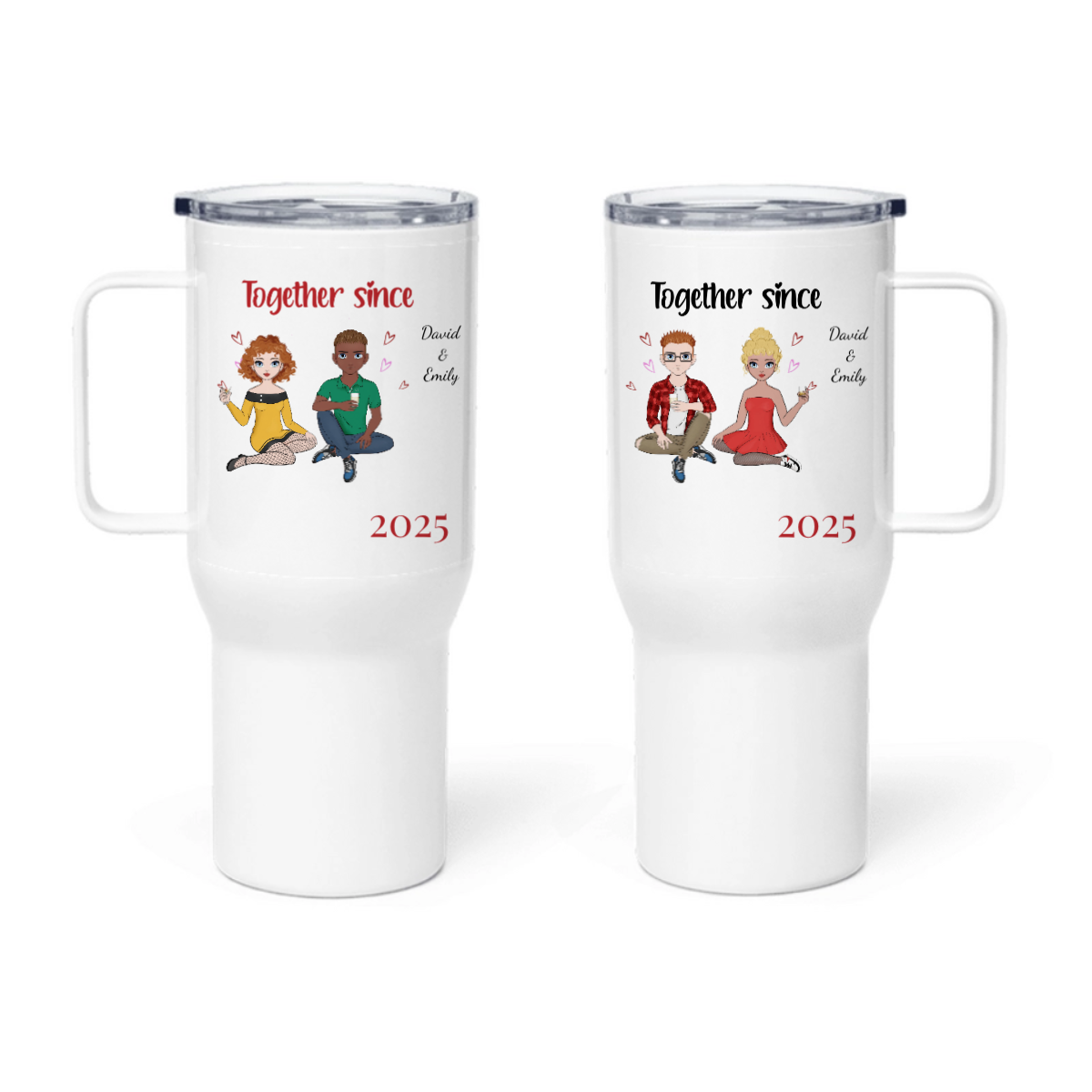 Together Since - Personalized Travel Mug