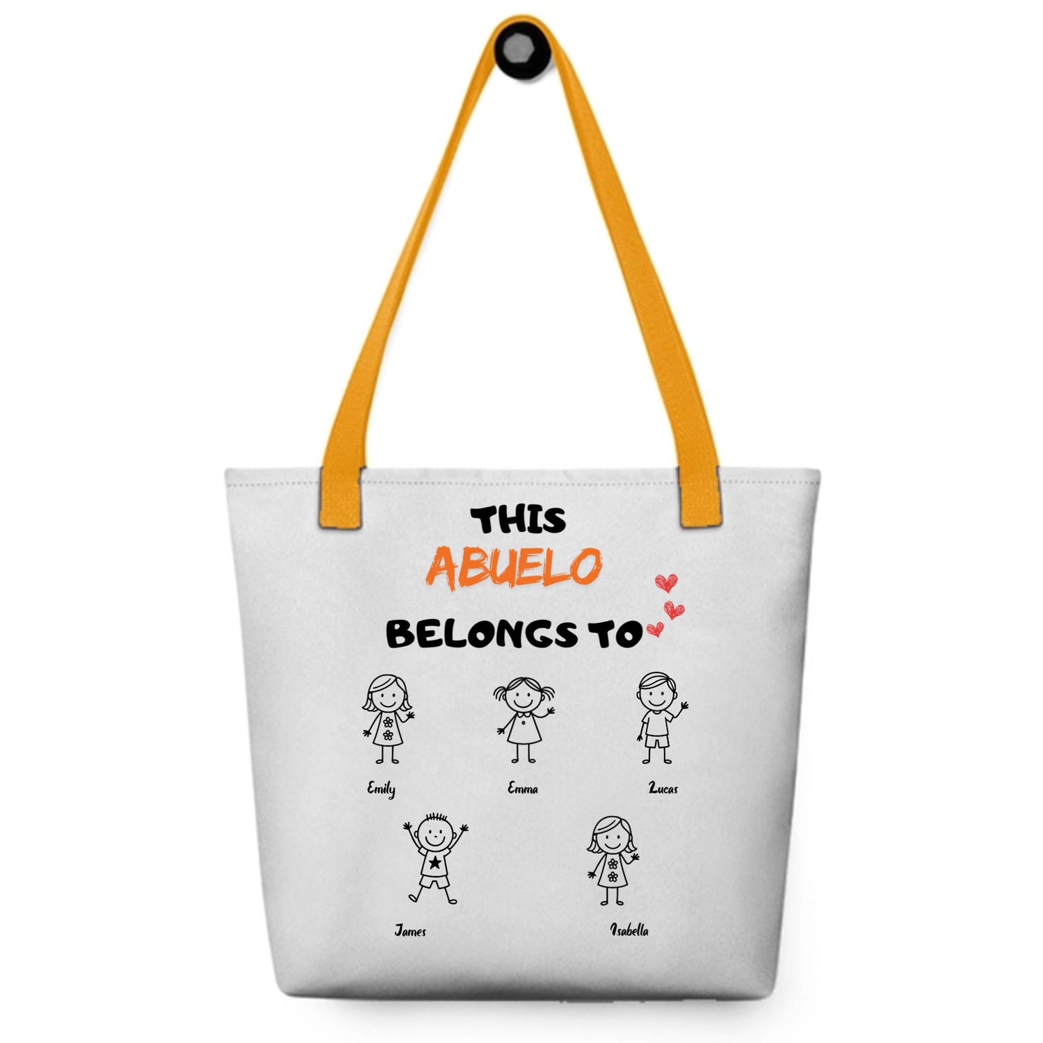 This Grandpa Belongs To Us -  Personalized Tote Bag