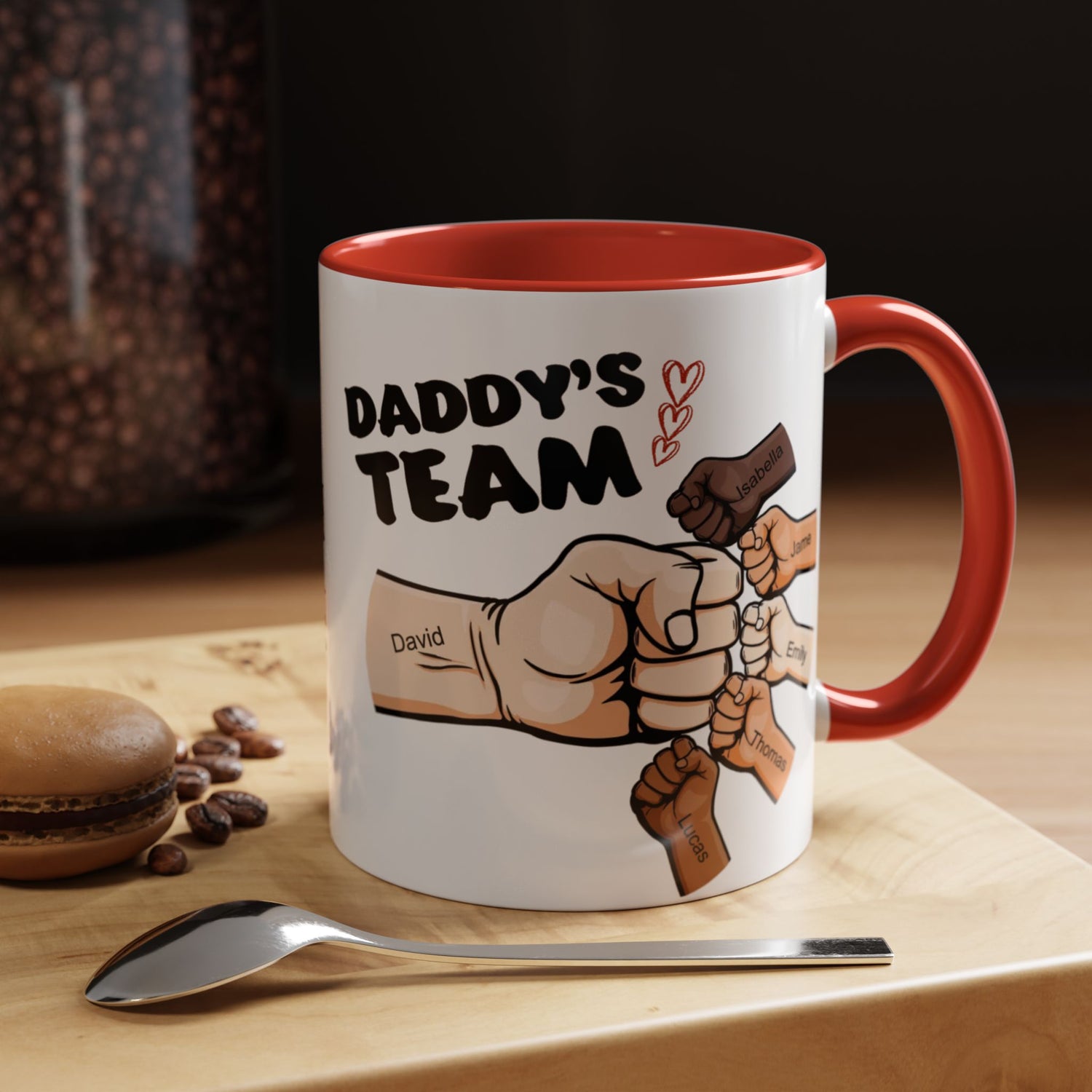 Daddy's Team - Personalized Coffee Mug