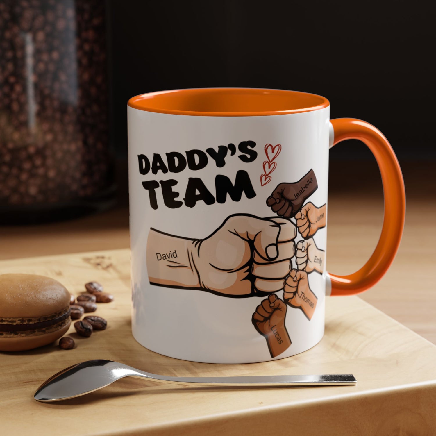 Daddy's Team - Personalized Coffee Mug