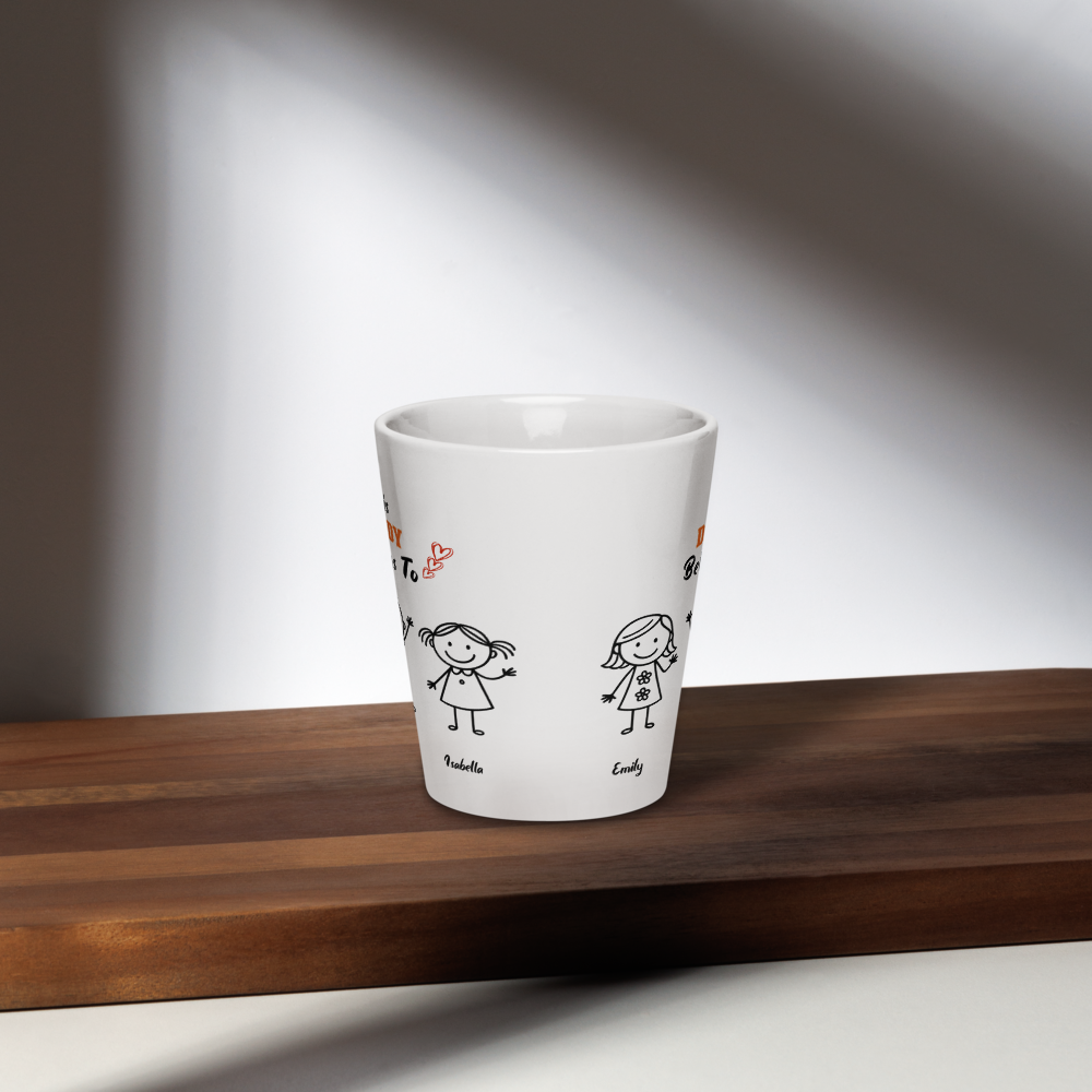 This Grandpa Belongs To - Personalized Latte Mug